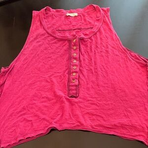 Free people Women's M Pink Sleeveless Top